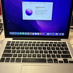 MacBook Pro 13in 500gb Ssd No iCloud Lock 