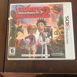 Nintendo 3ds Cloudy With A Chance Of meatball 2