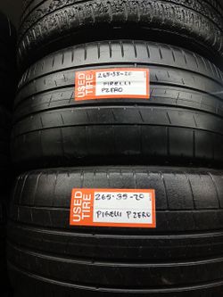 Pair 265 35 20 Pirelli P zero