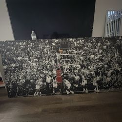 Micheal Jordan’s “Last Shot” 1998 Wall Art