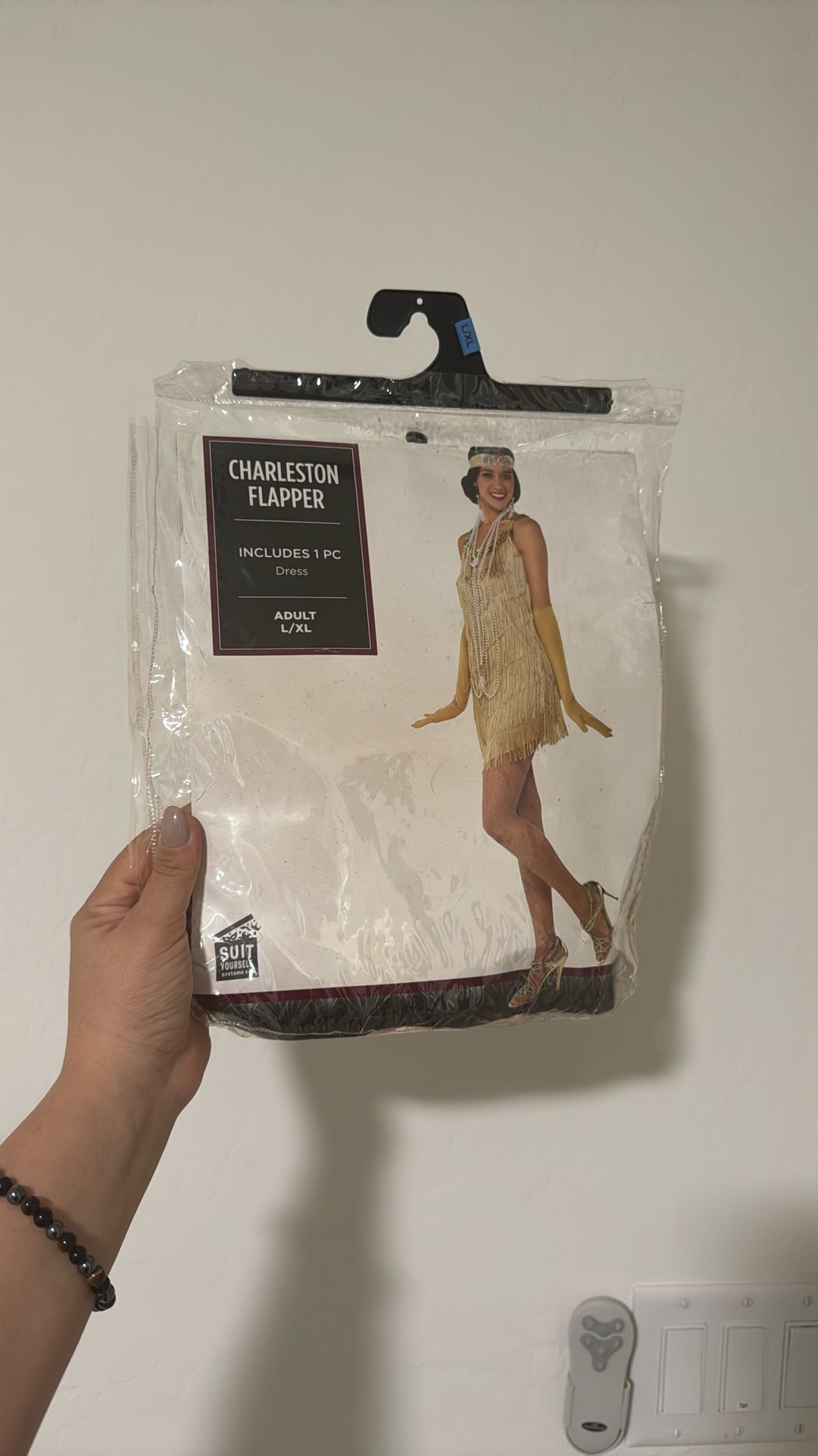 Charleston Flapper Costume-L/XL- Like New