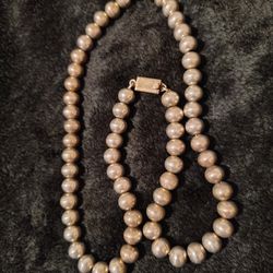 Vintage 925 Sterling Silver Beaded Ball Necklace 