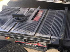 Craftsman 8 Table Saw Model 113 221610 For Sale In Columbus Oh