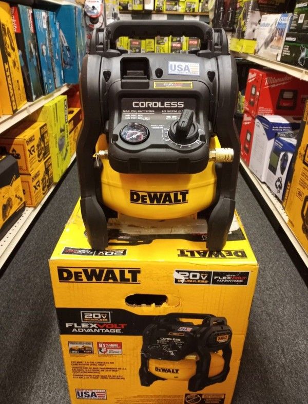 DEWALT 20V MAX 2.5 GAL CORDLESS AirCompressor Tool Only