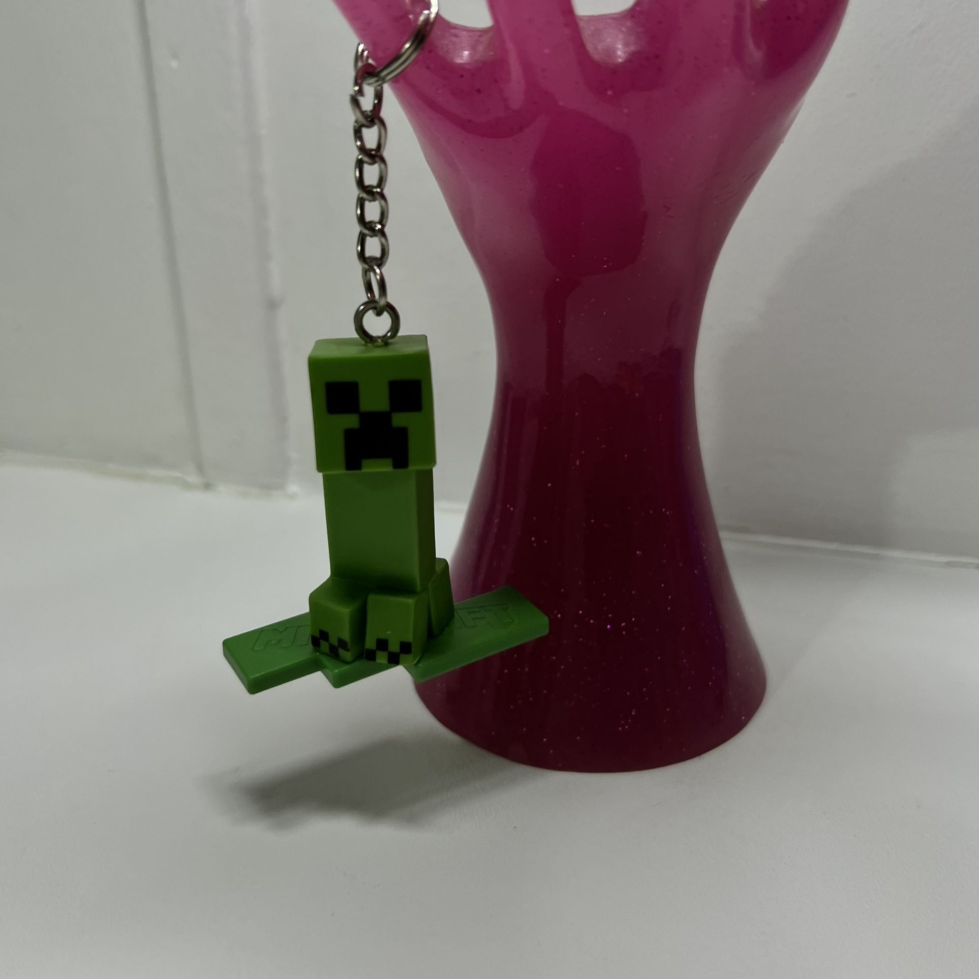 Minecraft Keychain Key Chain Game Gaming Gamer
