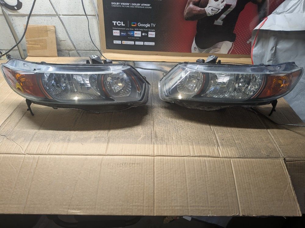 2006-2011 Civic Si Coupe OEM Headlights