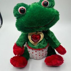 🐸 Animated Singing Frog Plush — Valentine’s Day Edition