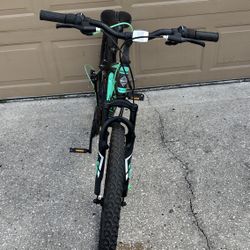 Huffy Nighthawk 26 Inch Mountain Bike, Shimano 21 Speed Mechanical Disc Brake Suspension Mountain Bicycle Man Woman Boy Girl Outdoor Exercise Fun