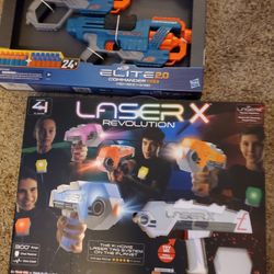 4 Player Laser Tag & 2 Nerf Gun Combo