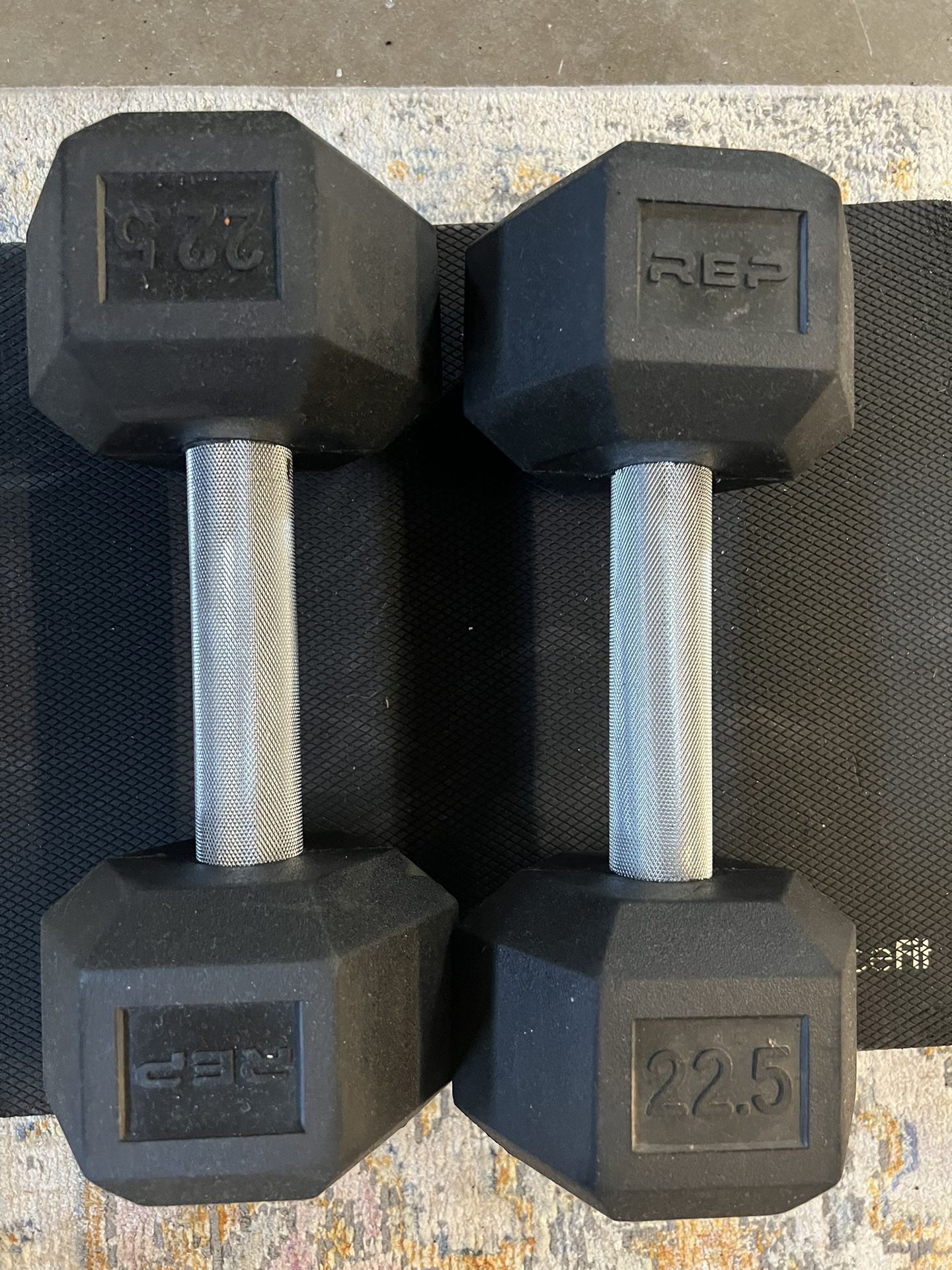 Rep Fitness 22.5lb Dumbbells