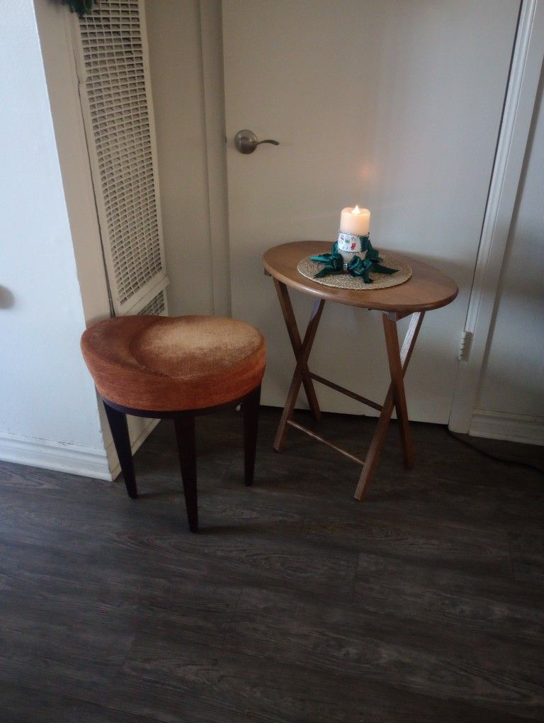 Wooden Table And Chair