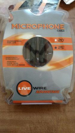Live Wire Advantage microphone cable