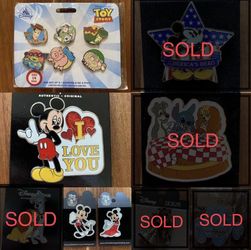 Disney Pins (Prices Vary)