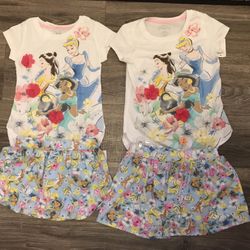 Disney Princess Outfits (brand new) - sizes 4/5 and 6/6X