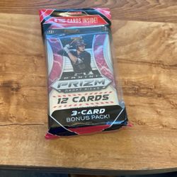 2020 Panini Prism Baseball Trading Cards Unopened Pack