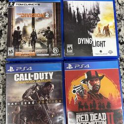 Lot of 13 play station ps4 games.