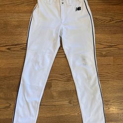 New Balance White Baseball Pants