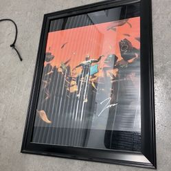 Singed And Framed Poster Of Logic No Pressure Album 