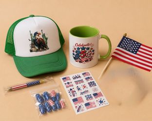 atriotic Gift Set Mug & Trucker Hat Bundle