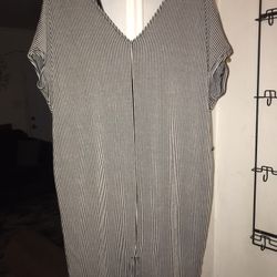 Rachael Roy Pin Strip Lounge Dress 