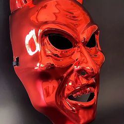 Halloween Red Devil Spooky Horror Dress Up Mask
