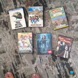 6 DVDs 25.00