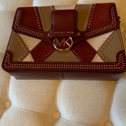 M K Michiel KORE New Neve Use Hand Bag Org $378 Asking Only $250
