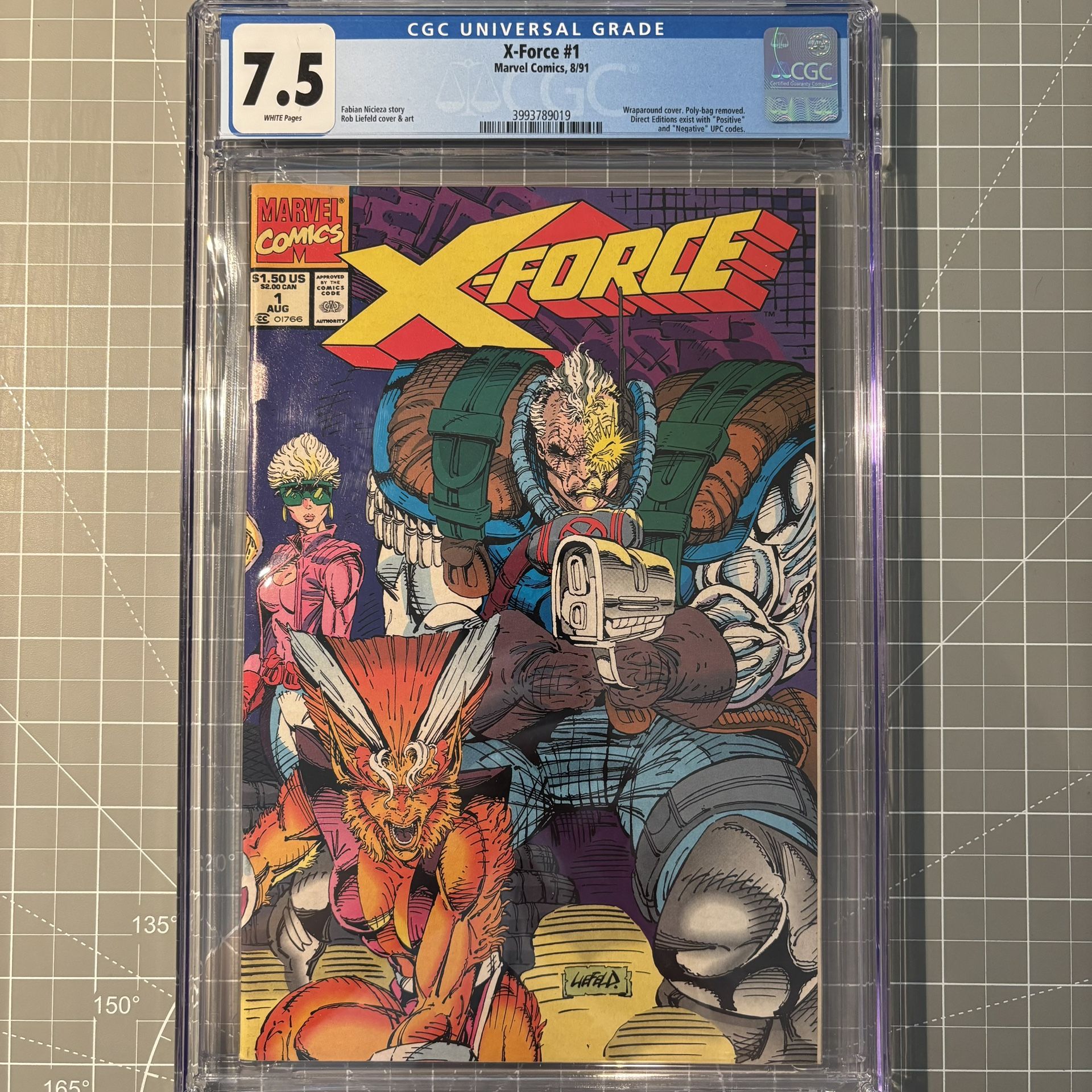 1991 X-Force #1 (CGC 7.5)