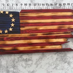 American Wood Flag