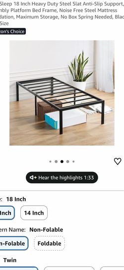 18’ Twin Size Heavy Duty Frame