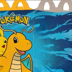 PIKACHU & DRAGONITE HAPPY MEAL BOX | POKÉMON DRAGON DISCOVERY | MCDONALDS 2025