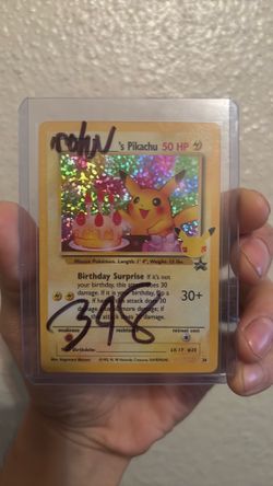 Birthday day pikachu