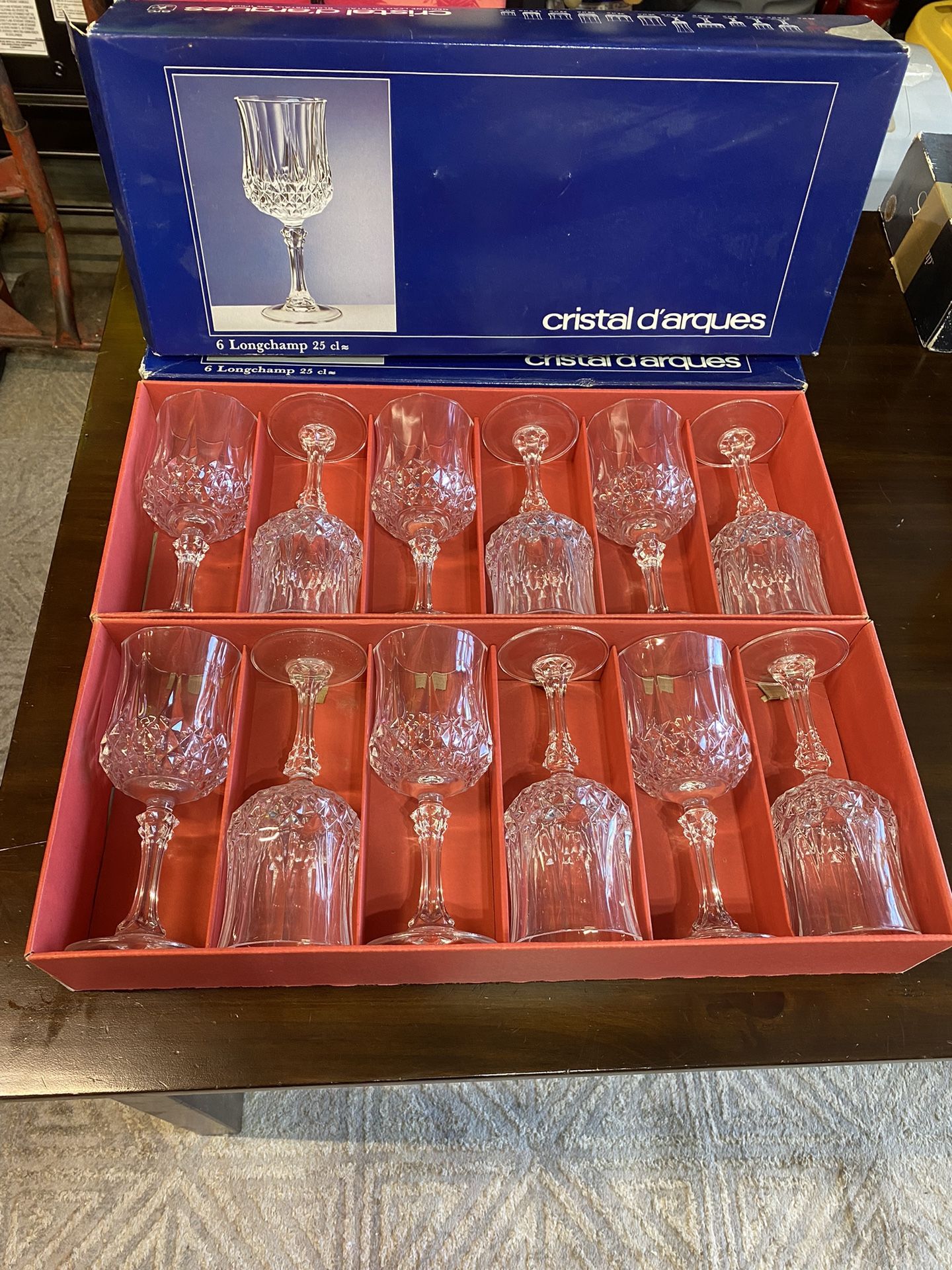 Longchamp Crystal Glasses