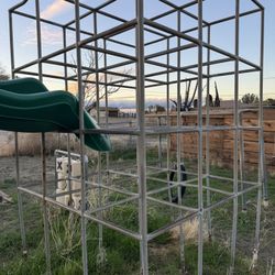 Metal Jungle Gym Climbing 