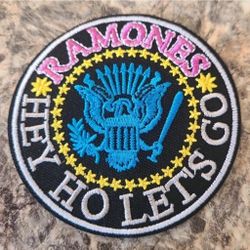 RAMONES EMBROIDERED PATCH APPROX 3,"
