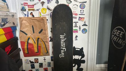White fang Skateboard 8.25 Inch Popsicle Deck
