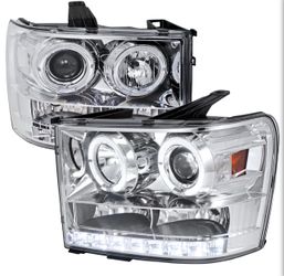 GMC sierra 2007-2013 headlights