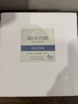 White Queen & Full size bed sheet set (2)