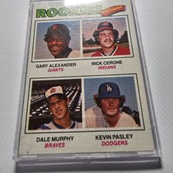 Baseball Card Dale Murphy Rookie 