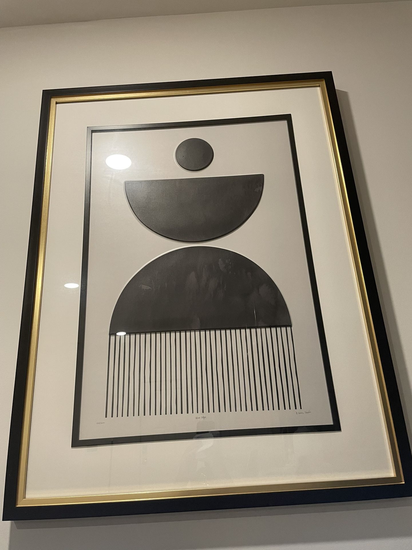 Modern abstract framed Wall Art β47x32.5β