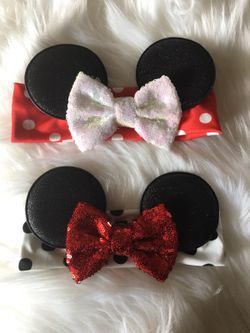 Minnie Mouse bow headbands