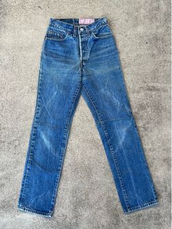 Women’s Vintage Levi Denim Jeans with button fly