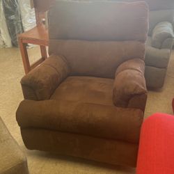 Brand new recliner and brown or gray microfiber for $350