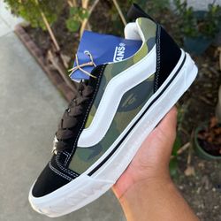 Vans Knu Skool Bape Camo Green Size 12M 11M 9M