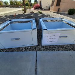 Appliance Pedestals With Drawers 