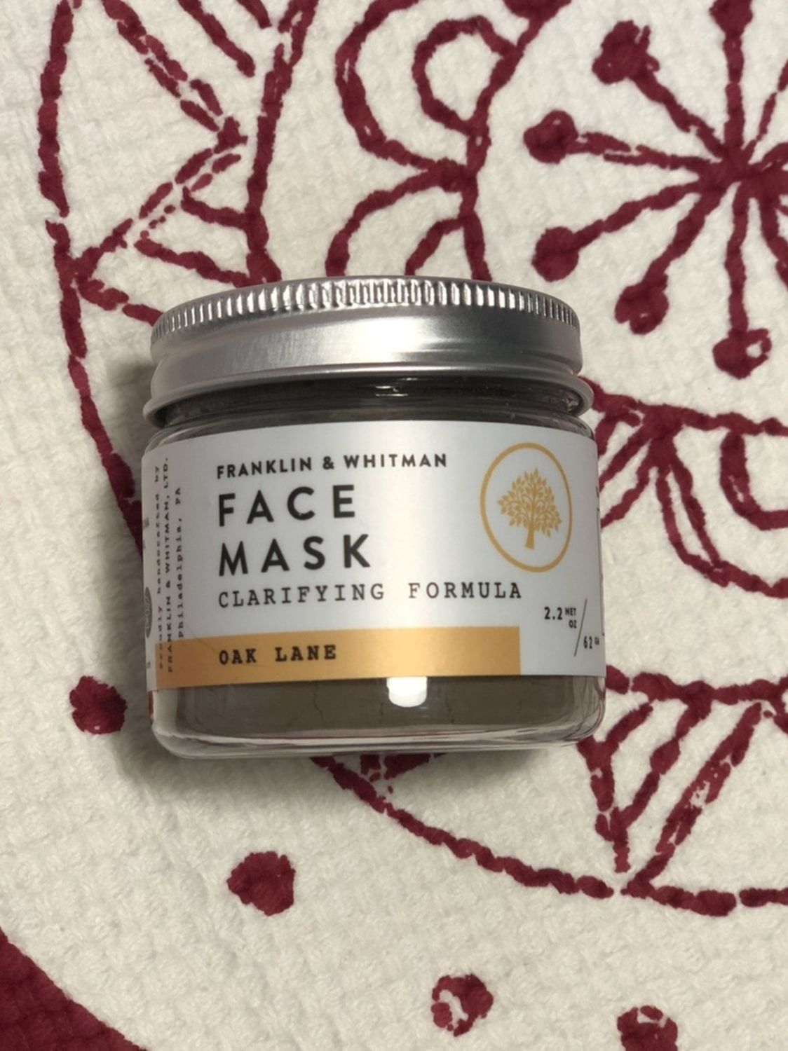 Franklin & Whitman clarifying face mask sealed 2.2oz
