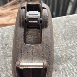 Vintage Small Oxblood Whale Tail Scotch Tape Dispenser