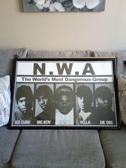 NWA Framed Poster
