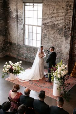 Wedding Floral Pillars