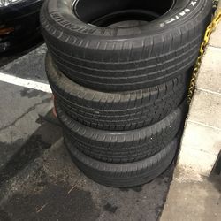 4x Used Tires Michelin 235/70/16 70%